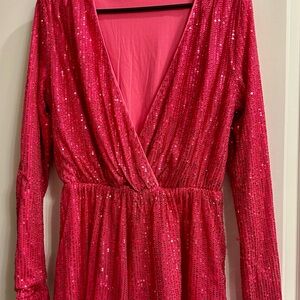 SHEIN Vibrant Pink Top